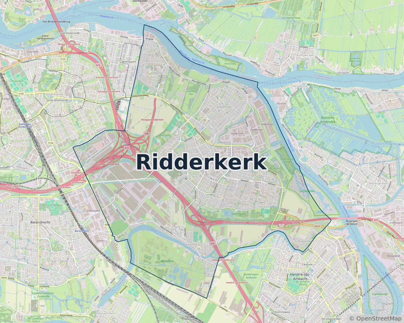Werkgebied Slotenmaker Ridderkerk
