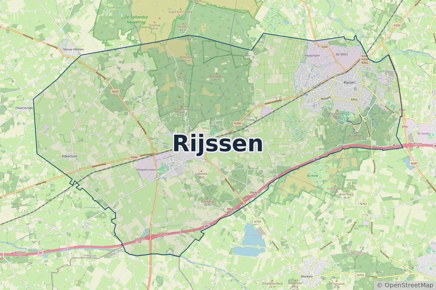 Werkgebied Slotenmaker Rijssen