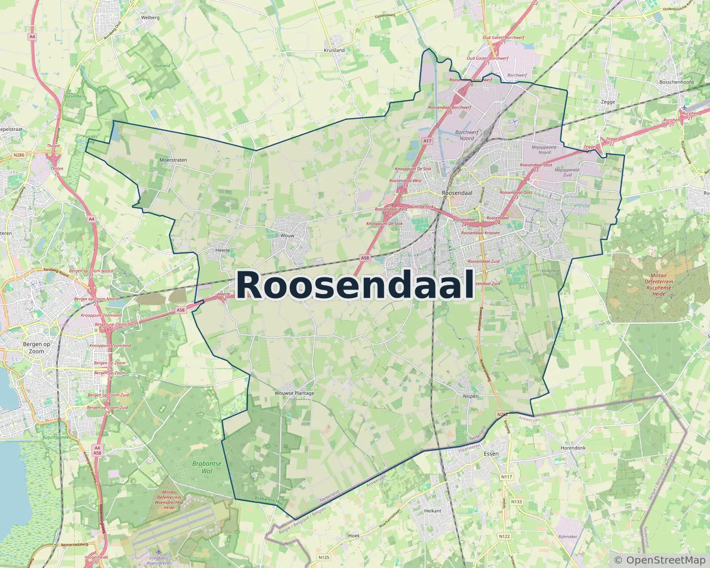 Werkgebied Slotenmaker Roosendaal