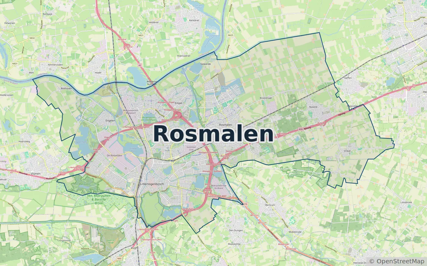 Werkgebied Slotenmaker Rosmalen