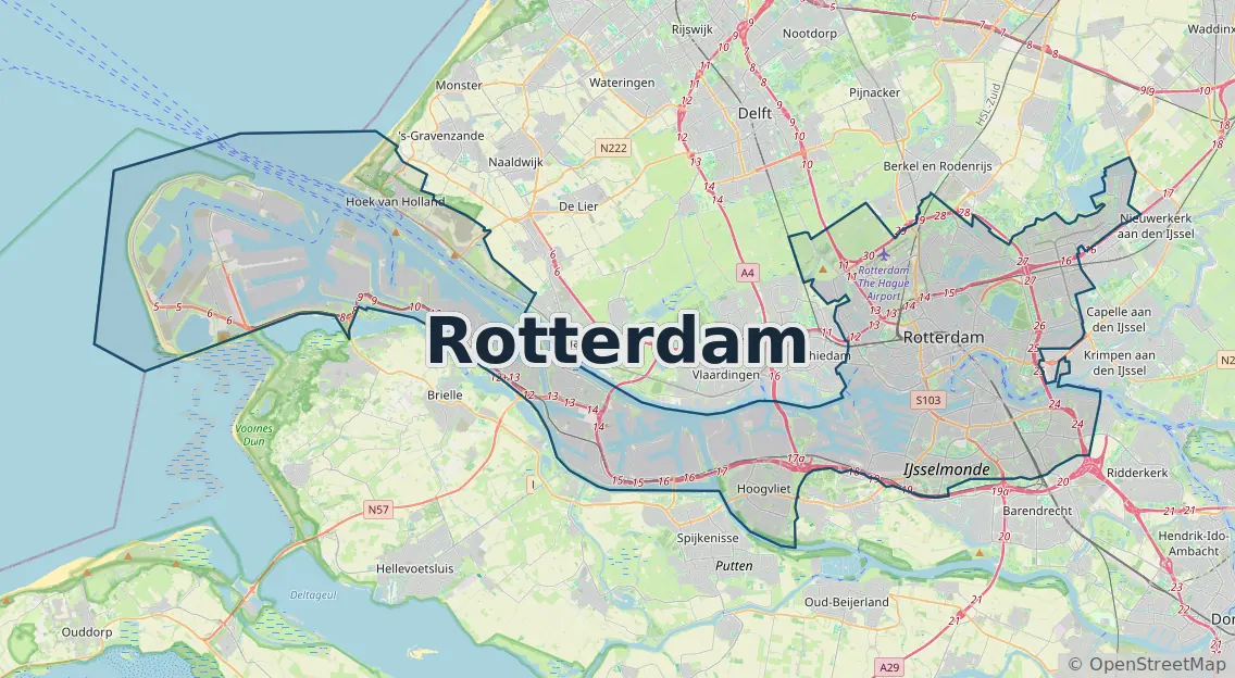 Werkgebied Slotenmaker Rotterdam