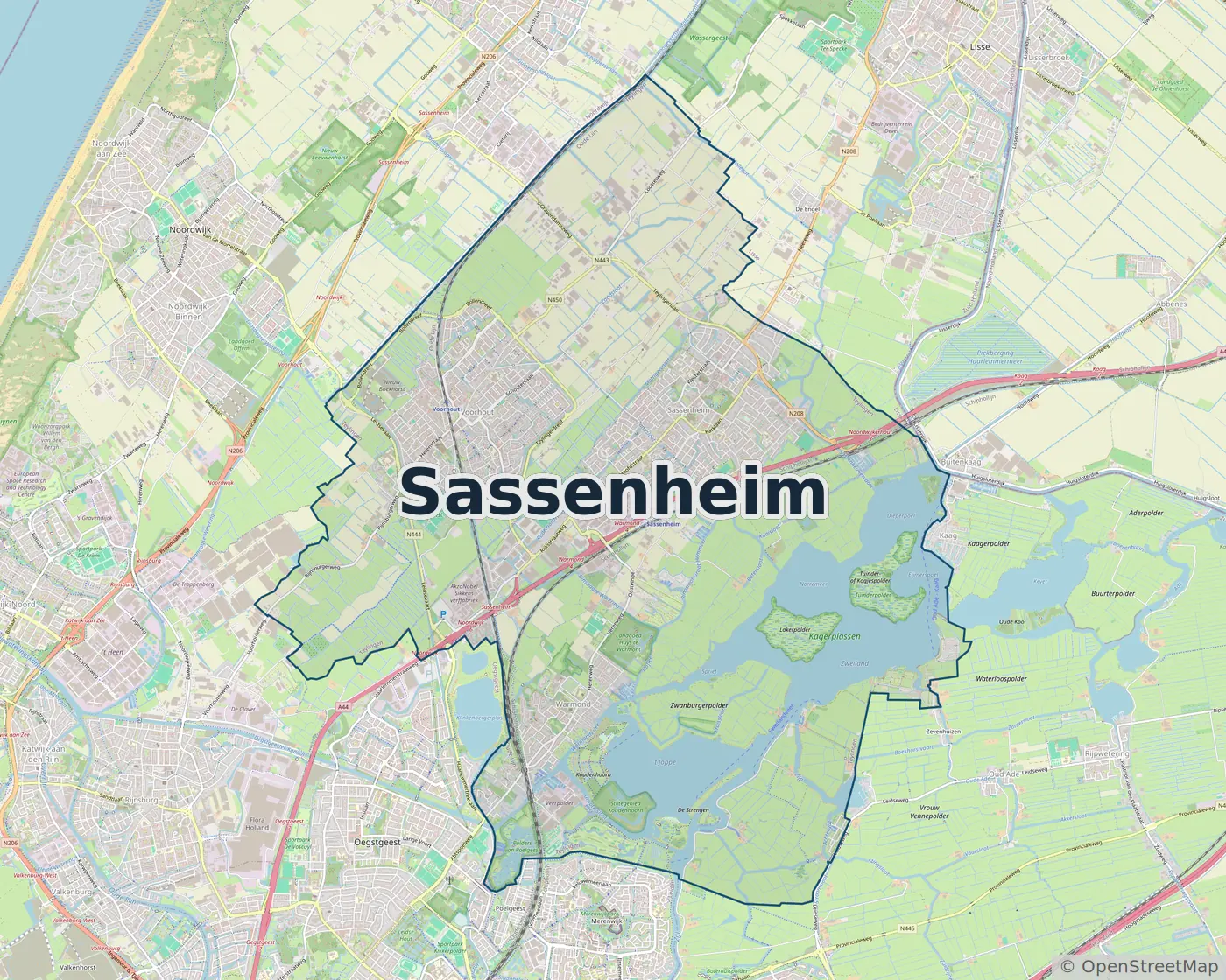 Werkgebied Slotenmaker Sassenheim