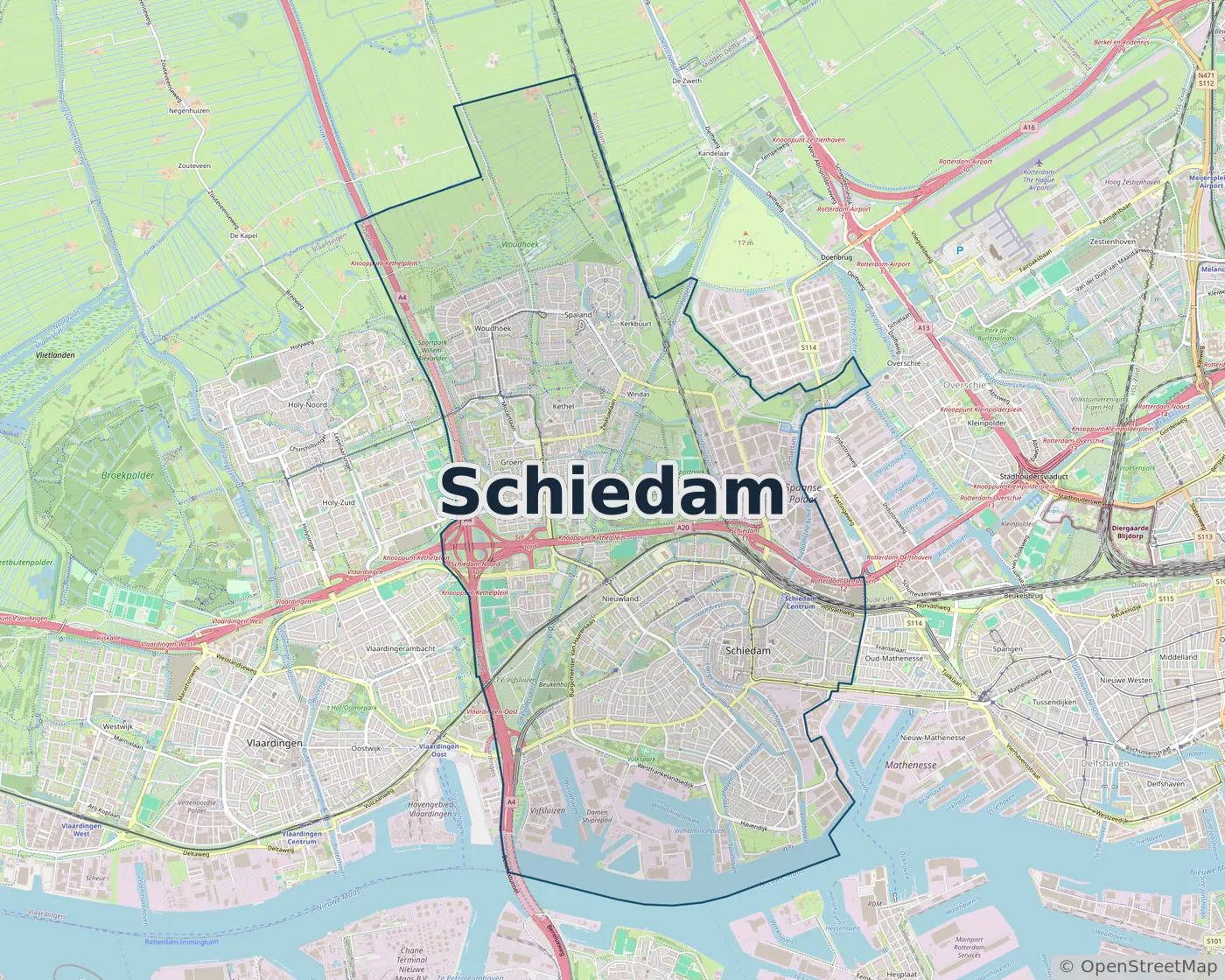 Werkgebied Slotenmaker Schiedam