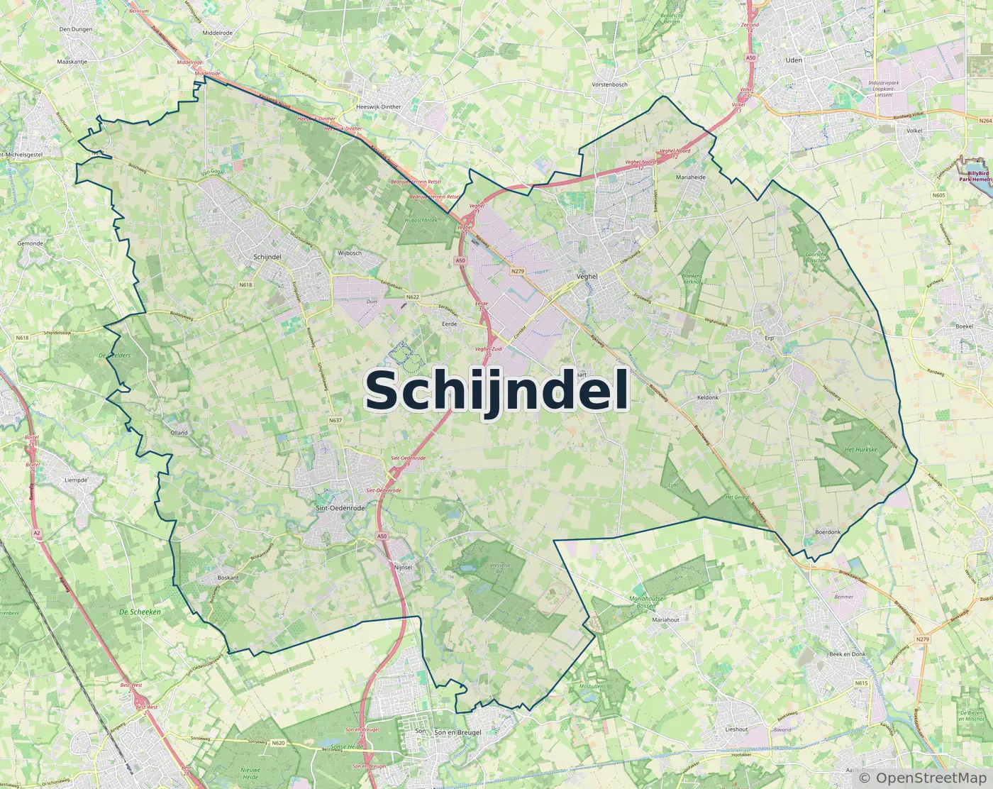 Werkgebied Slotenmaker Schijndel
