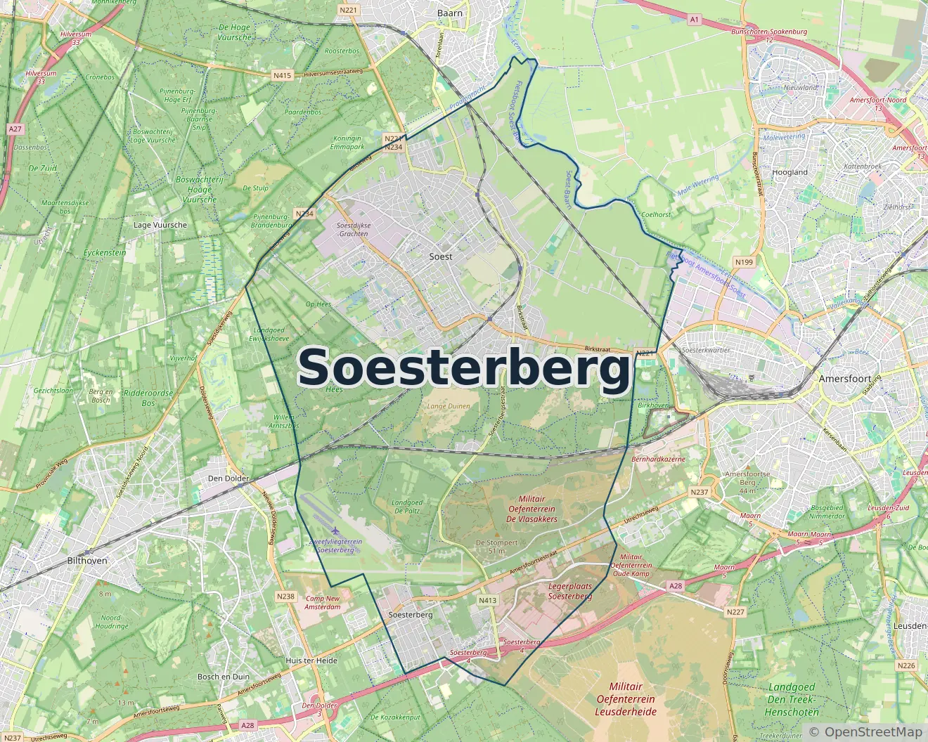 Werkgebied Slotenmaker Soesterberg