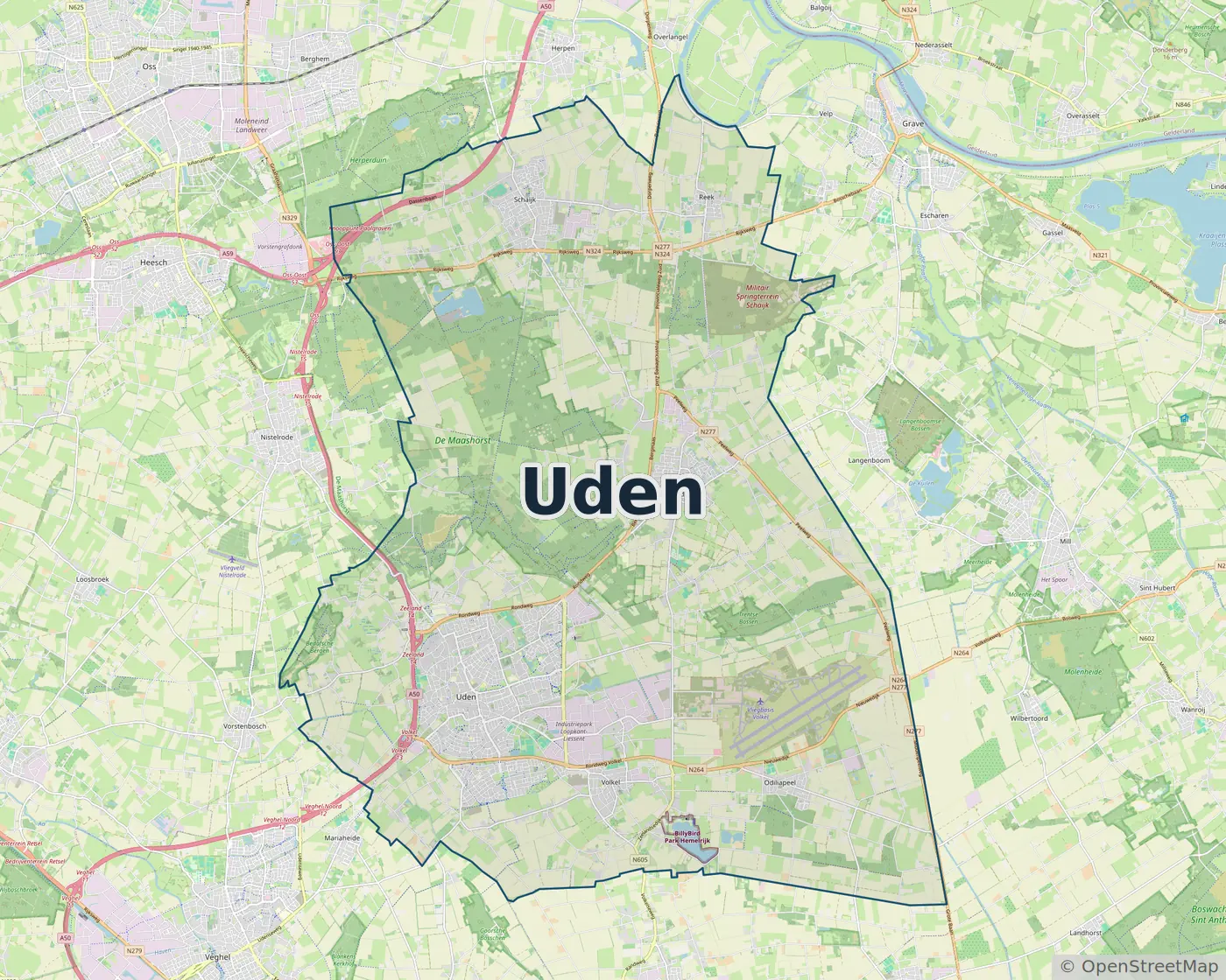 Werkgebied Slotenmaker Uden