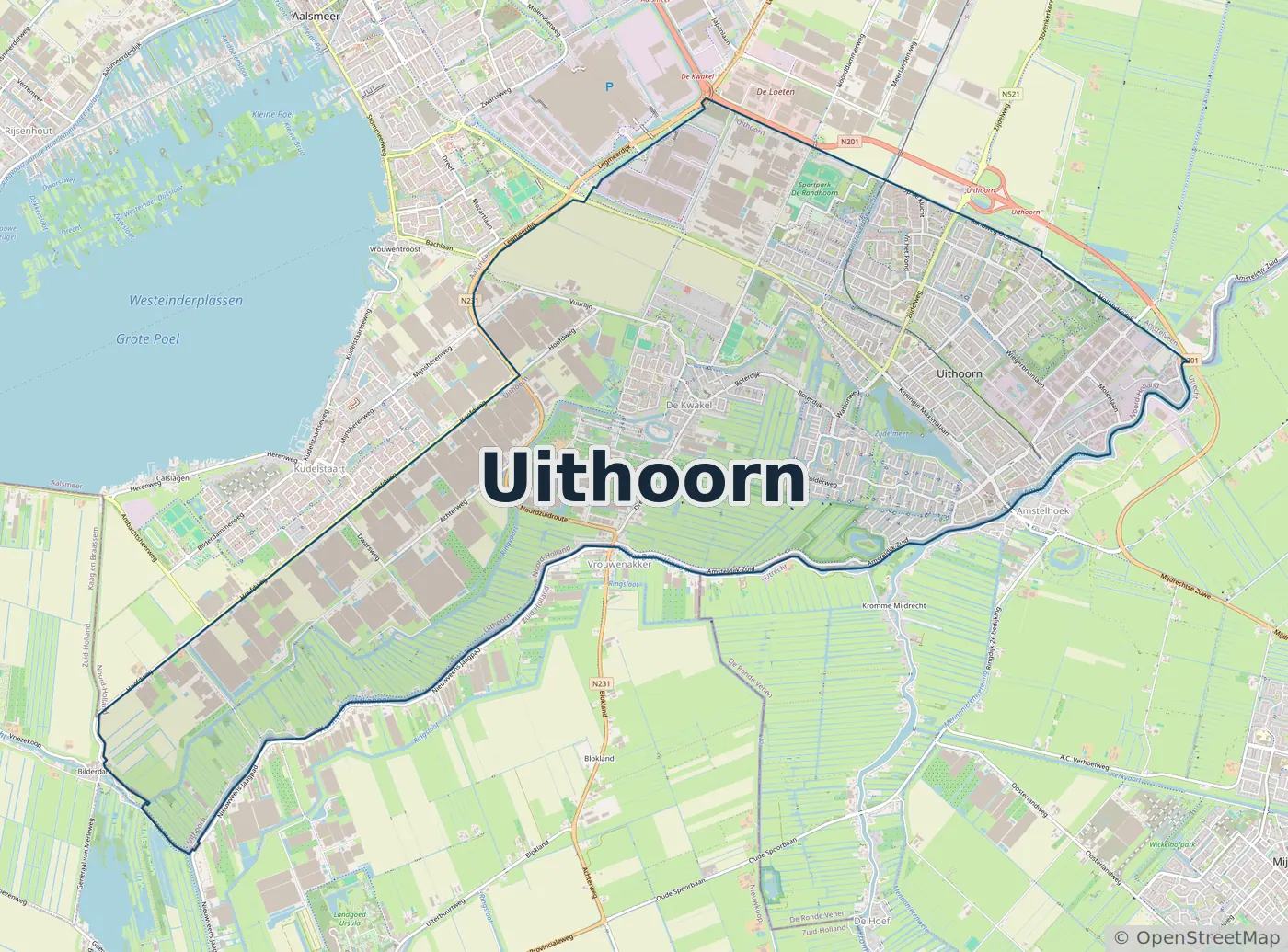 Werkgebied Slotenmaker Uithoorn