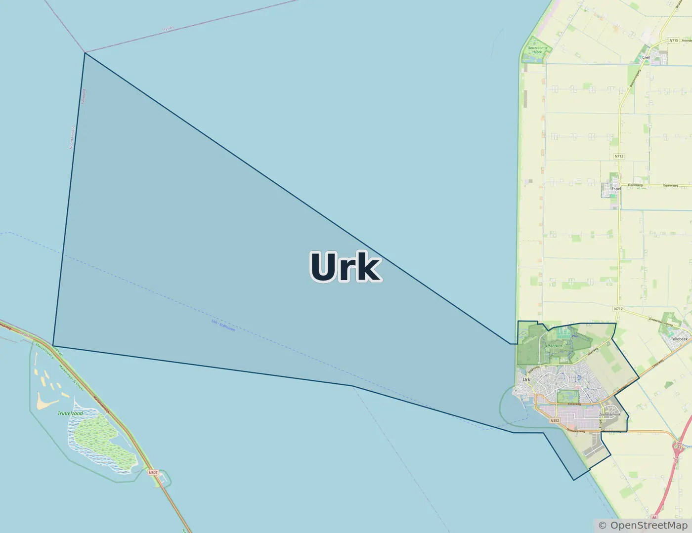 Werkgebied Slotenmaker Urk