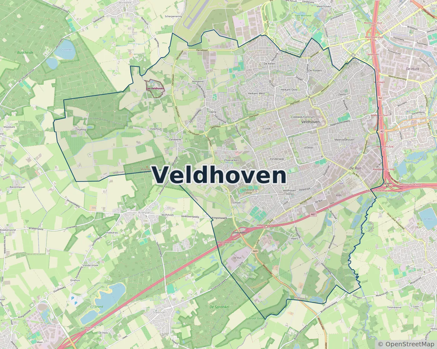 Werkgebied Slotenmaker Veldhoven