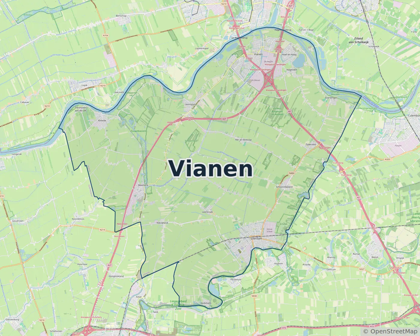 Werkgebied Slotenmaker Vianen