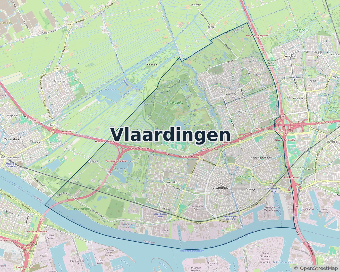 Werkgebied Slotenmaker Vlaardingen