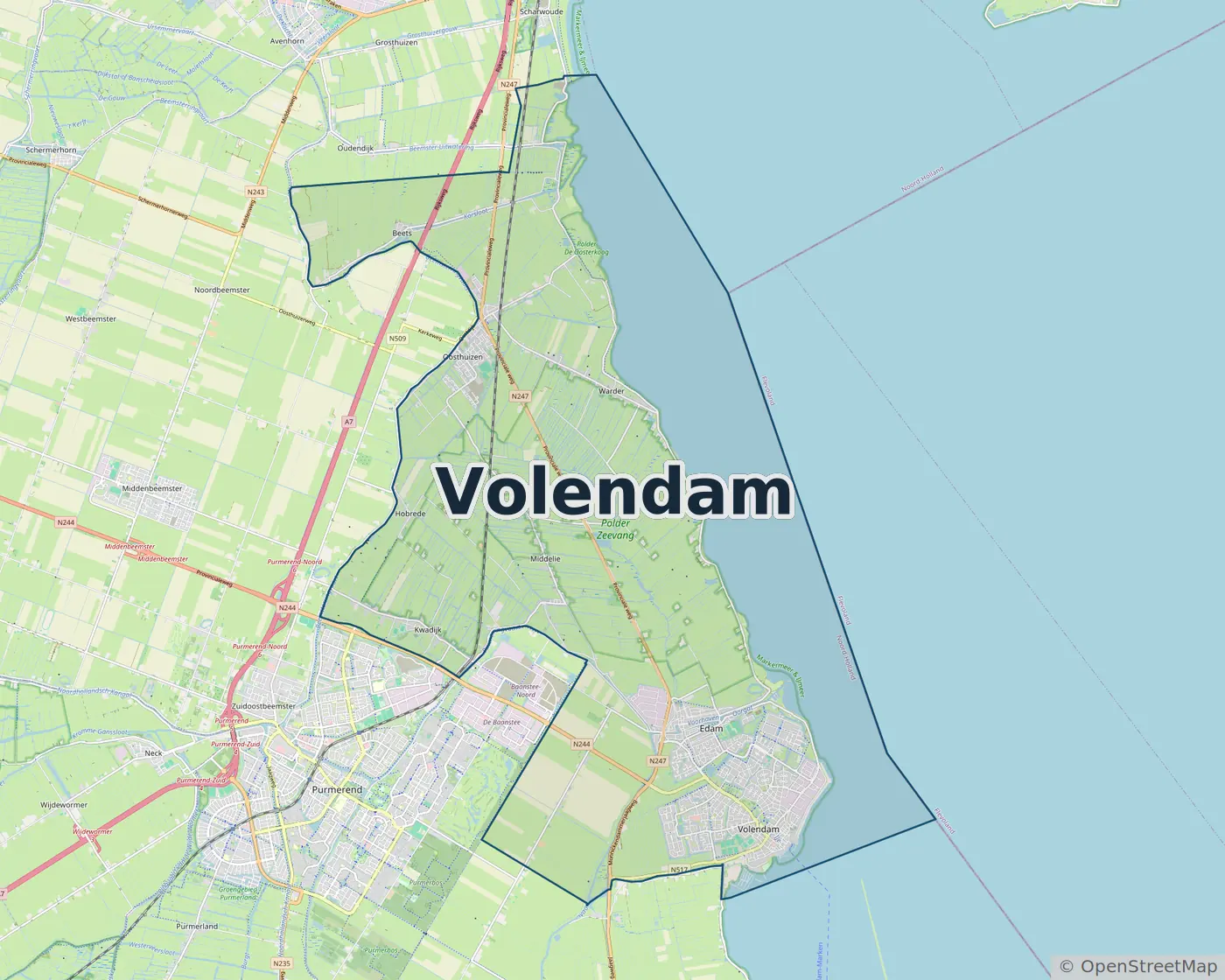 Werkgebied Slotenmaker Volendam