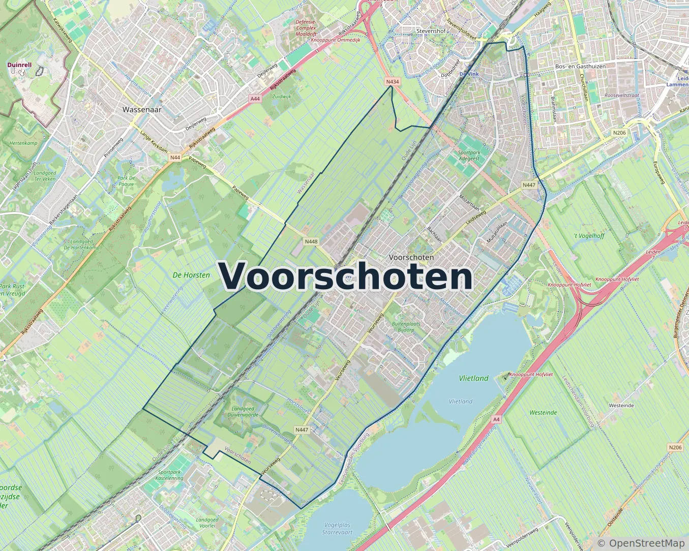 Werkgebied Slotenmaker Voorschoten