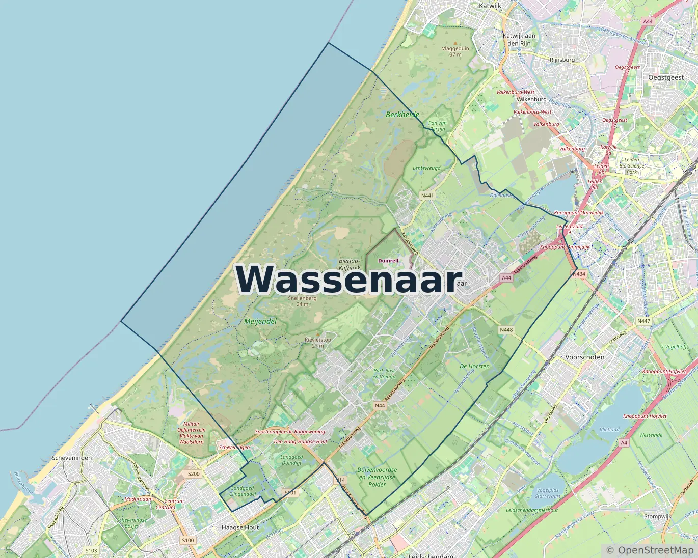 Werkgebied Slotenmaker Wassenaar