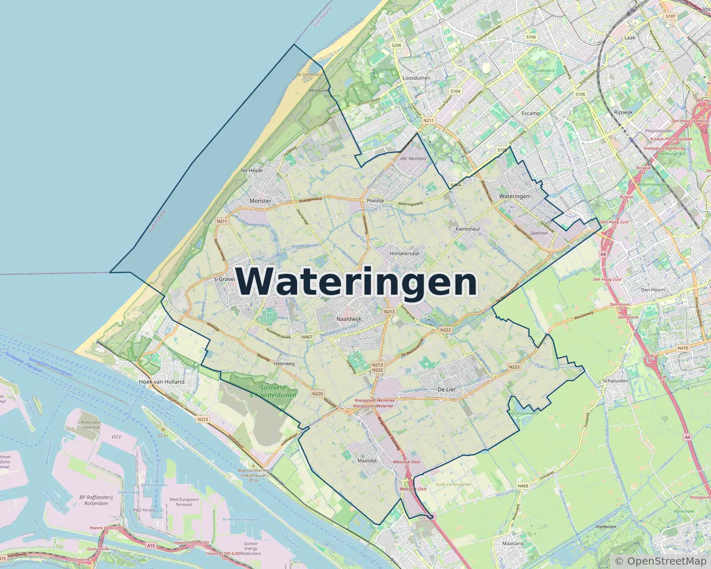 Werkgebied Slotenmaker Wateringen