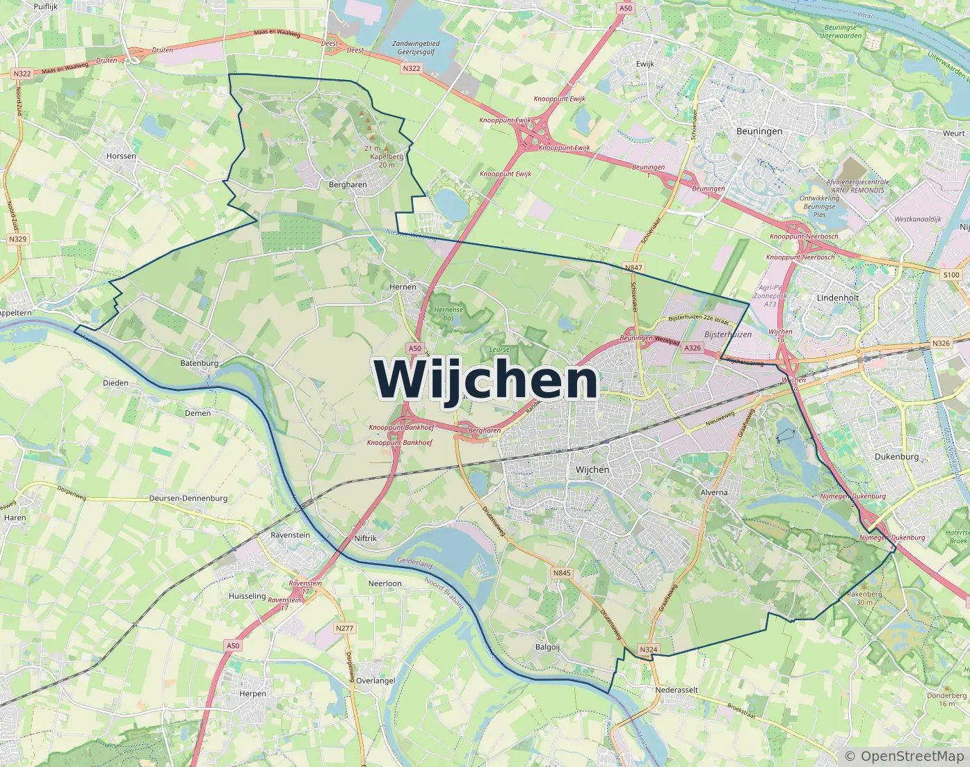 Werkgebied Slotenmaker Wijchen