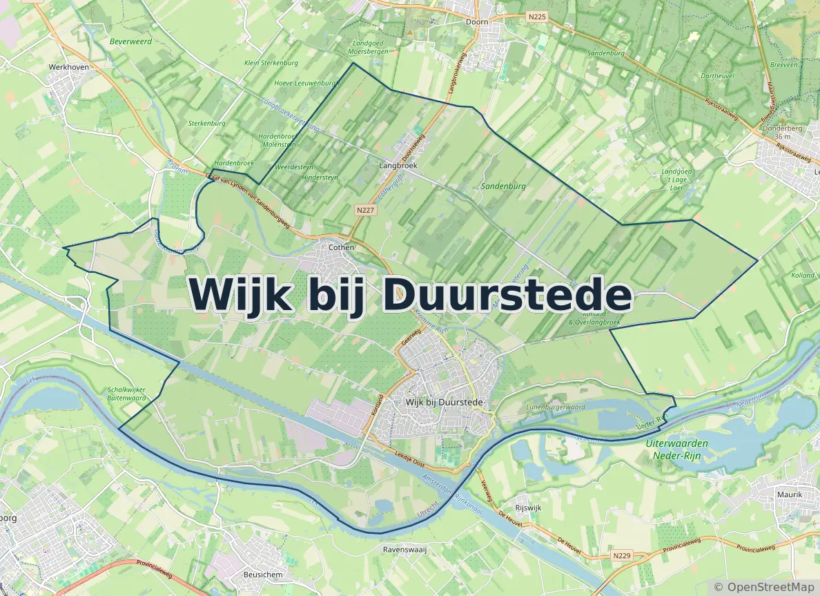 Werkgebied Slotenmaker Wijk bij Duurstede