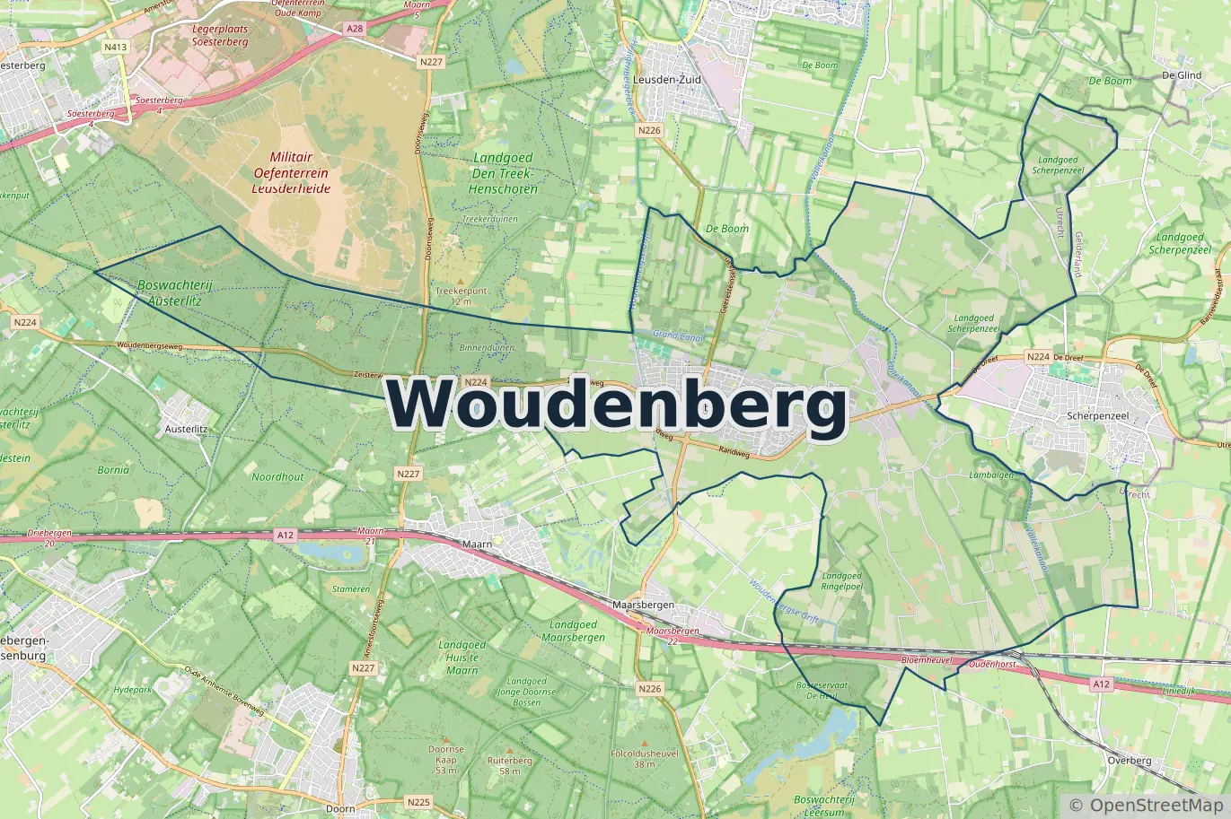 Werkgebied slotenmaker Woudenberg