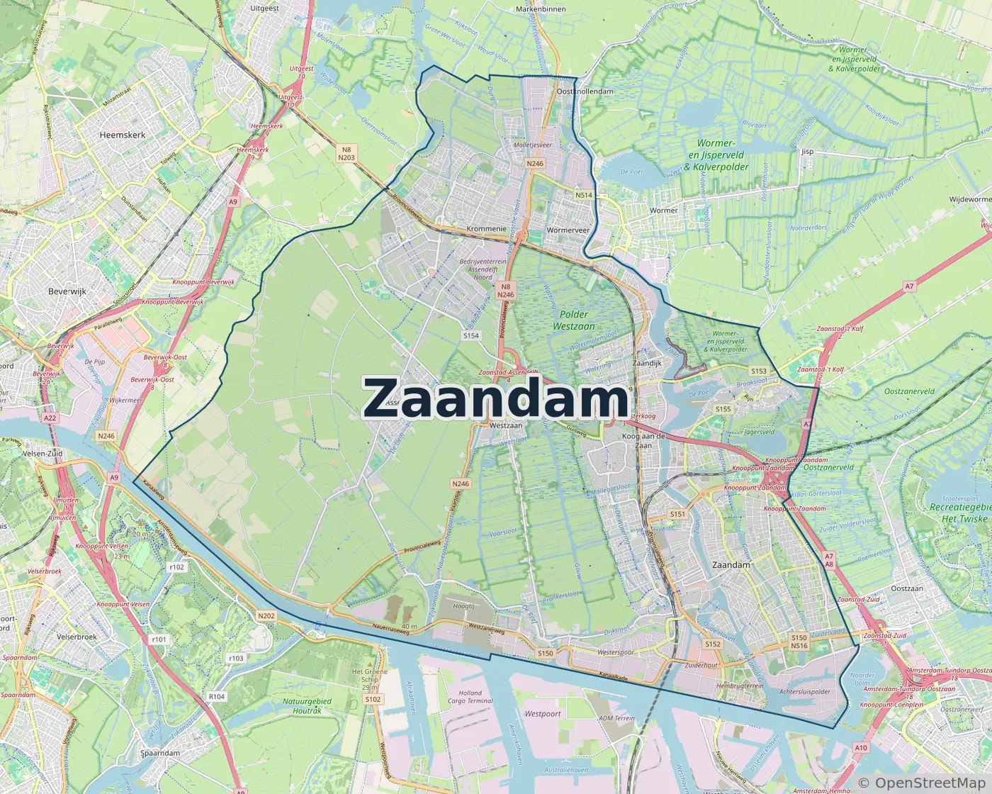 Werkgebied Slotenmaker Zaandam