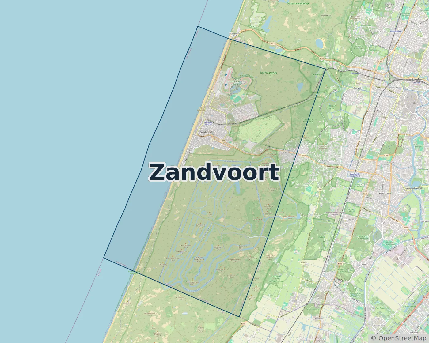 Werkgebied Slotenmaker Zandvoort