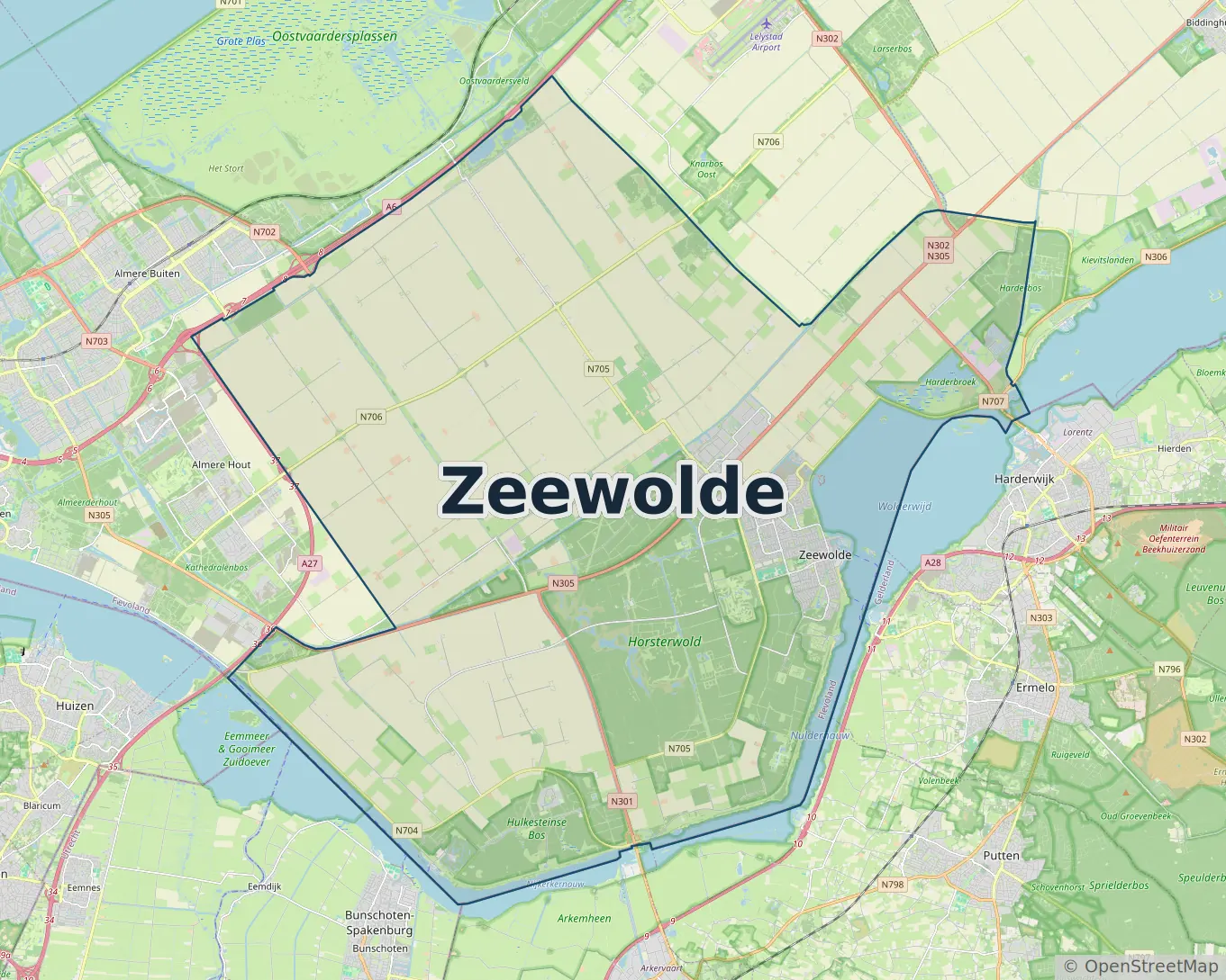 Werkgebied Slotenmaker Zeewolde