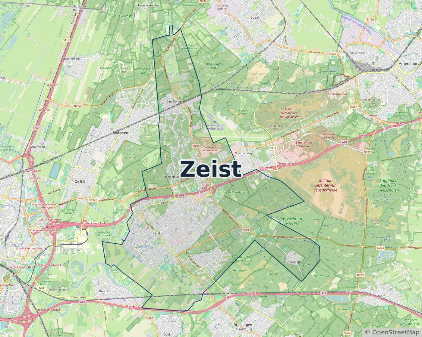 Werkgebied Slotenmaker Zeist