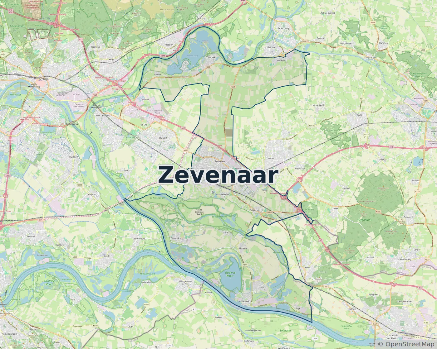 Werkgebied Slotenmaker Zevenaar