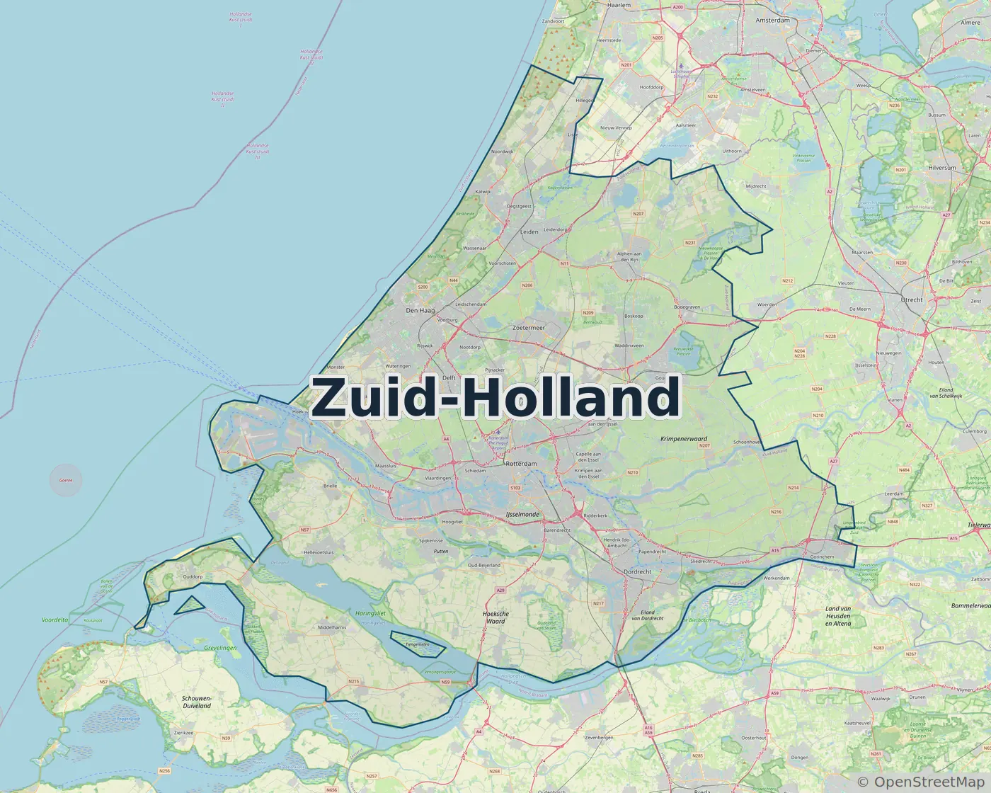 Werkgebied Slotenmaker Zuid-Holland