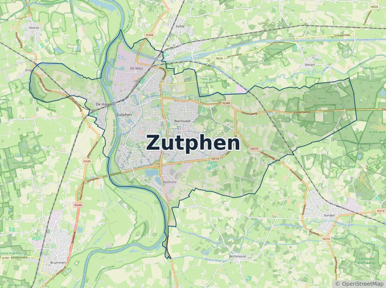 Werkgebied Slotenmaker Zutphen