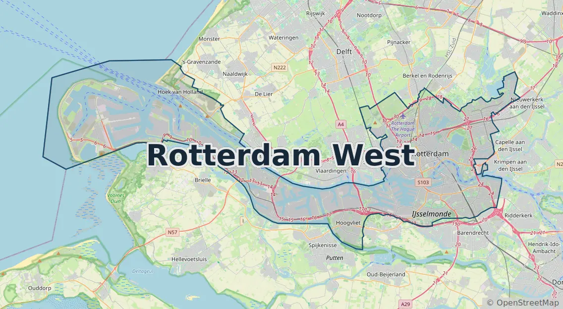 Werkgebied slotenmaker Rotterdam West
